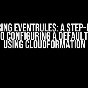 Mastering EventRules: A Step-by-Step Guide to Configuring a Default Option using CloudFormation